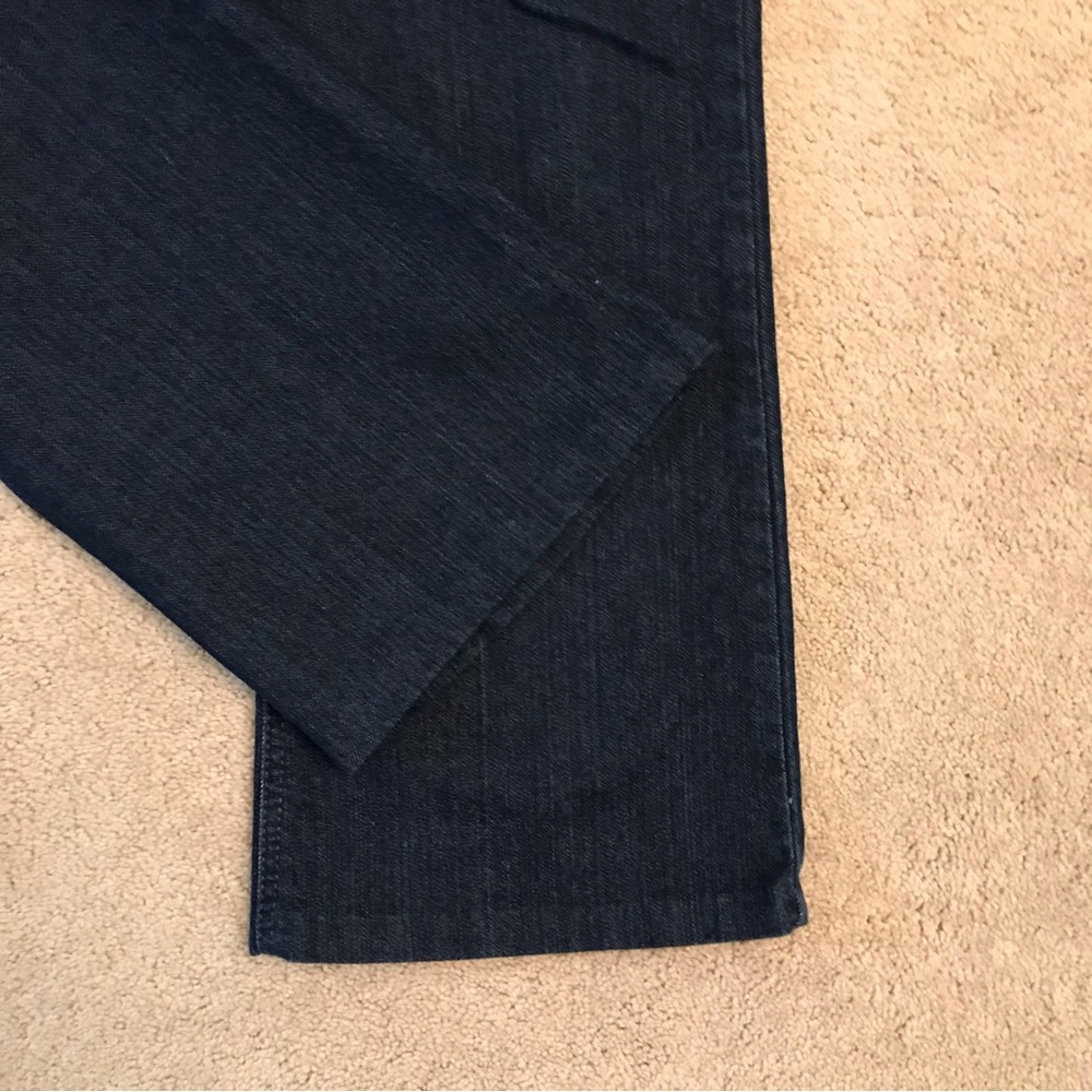 Gloria Vanderbilt Dark Blue Denim Jeans Womens Size 12 SHORT Mid Rise Gabby - Picture 12 of 12